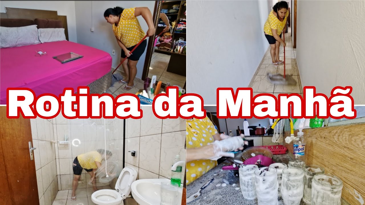 ROTINA DA MANHÃ DE UMA DONA DE CASA🌸💕