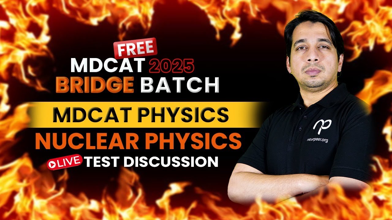 FREE MDCAT/FSC/ICS Physics Test Discussion| Nuclear Physics | Physics with Sir Mansoor