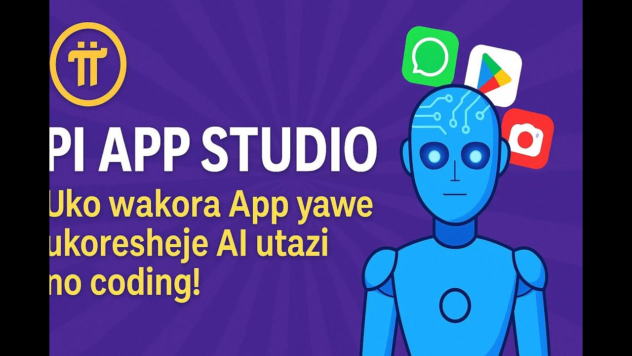 Pi network: Uko wakora App yawe ukoresheje AI utazi no coding! | Pi app studio abantu uruvunganzoka