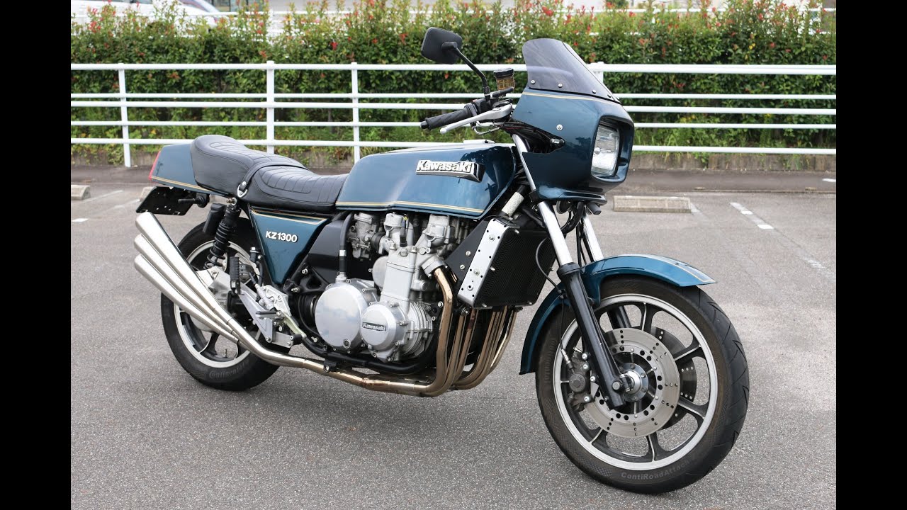 KZ1300　カスタム車両　6本出し　パイプマスターズ　エンジン始動＆試乗動画　kawasaki　engine　start