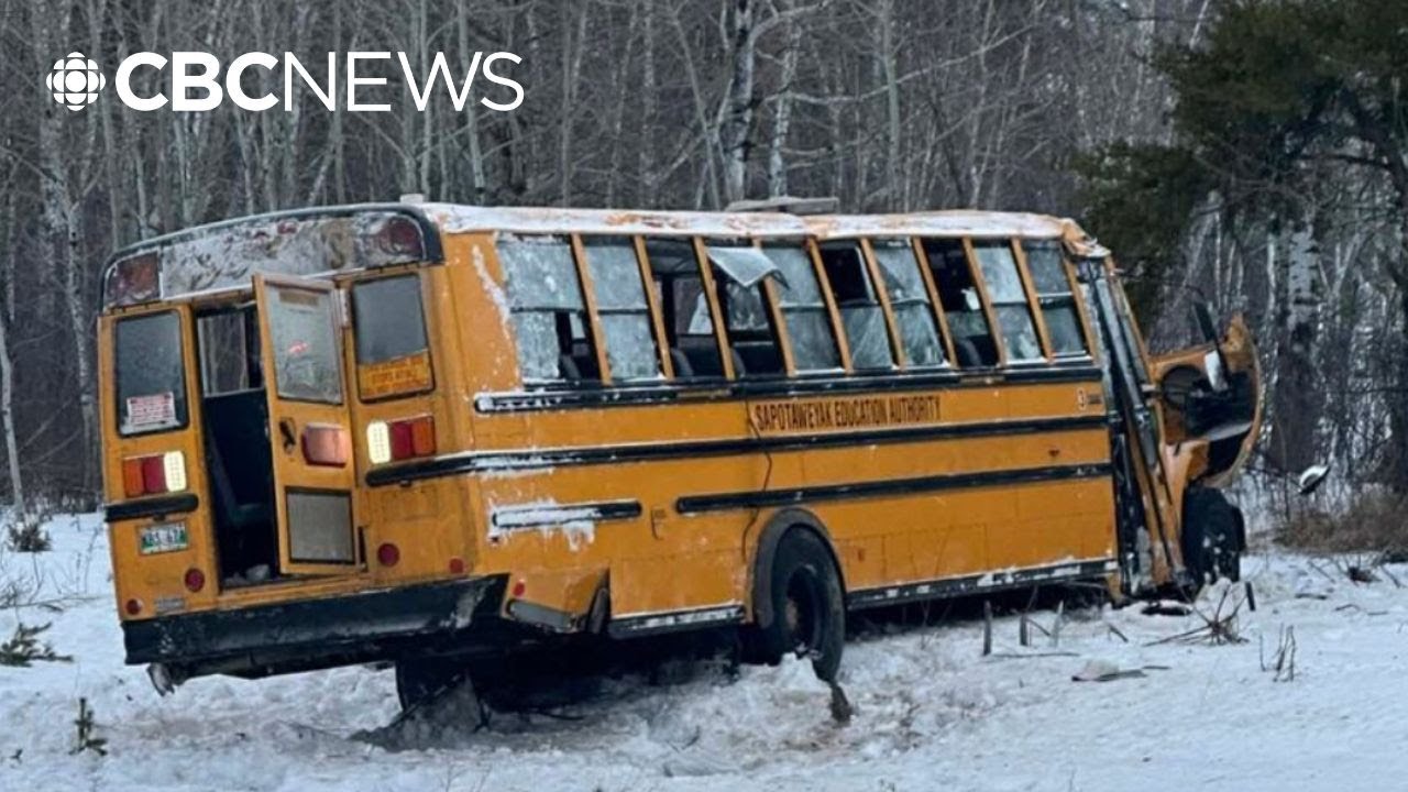 School bus crashes near Swan River | UPDATED