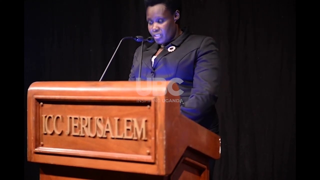 Vice President Jessica  Alupo passes out Ugandans in Israel