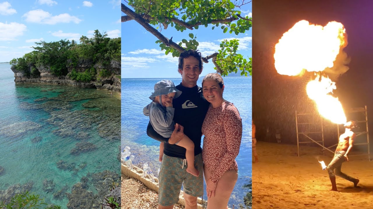 The Ultimate Travel Day in Vanuatu 🤿 🐟 | Snorkelling Top Rock, Efate | Beach Bar Light Show