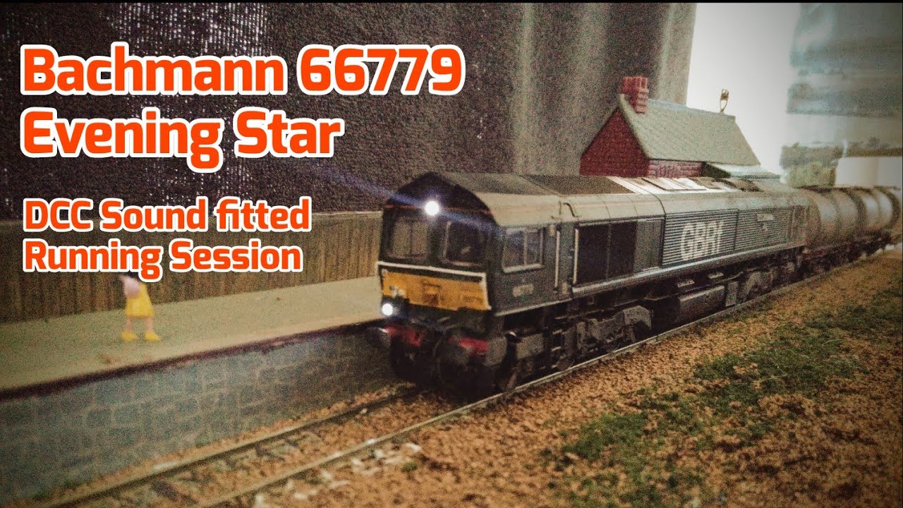 Running Bachmann's Class 66 - Evening Star (66779) with DCC Sound operation
