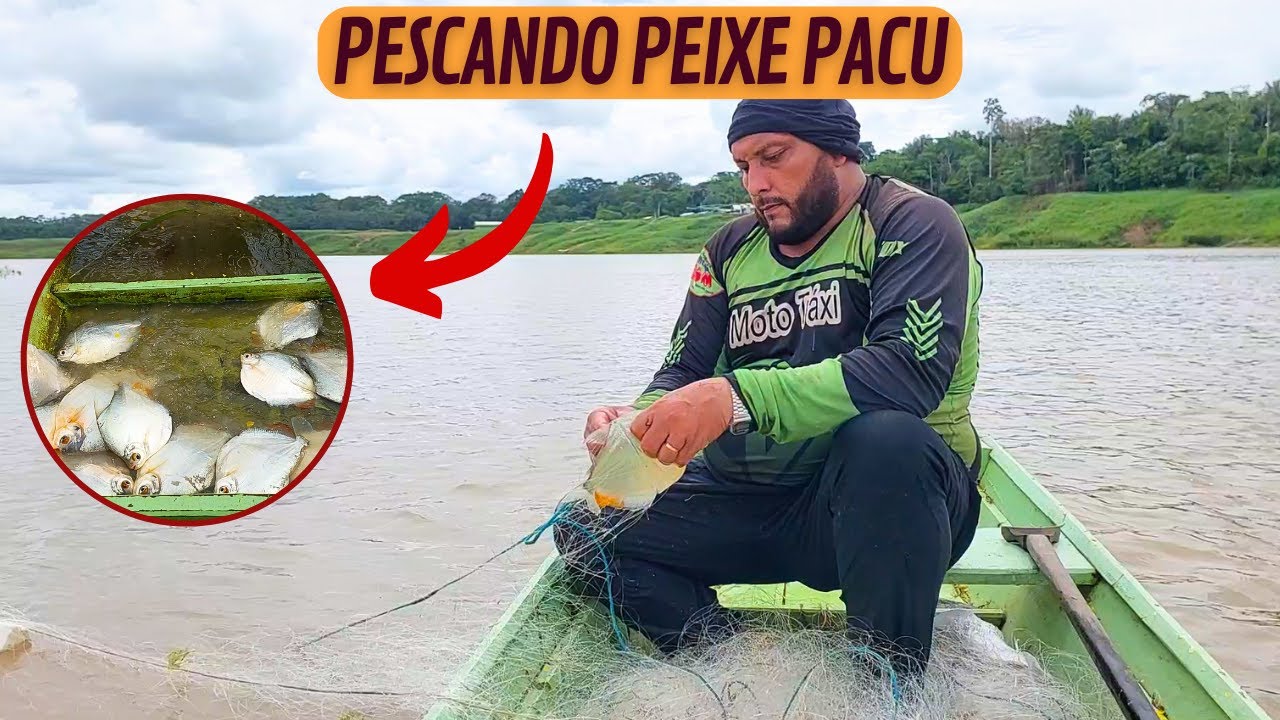 PESCARIA NA AMAZÔNIA - PESCANDO PEIXE PACU