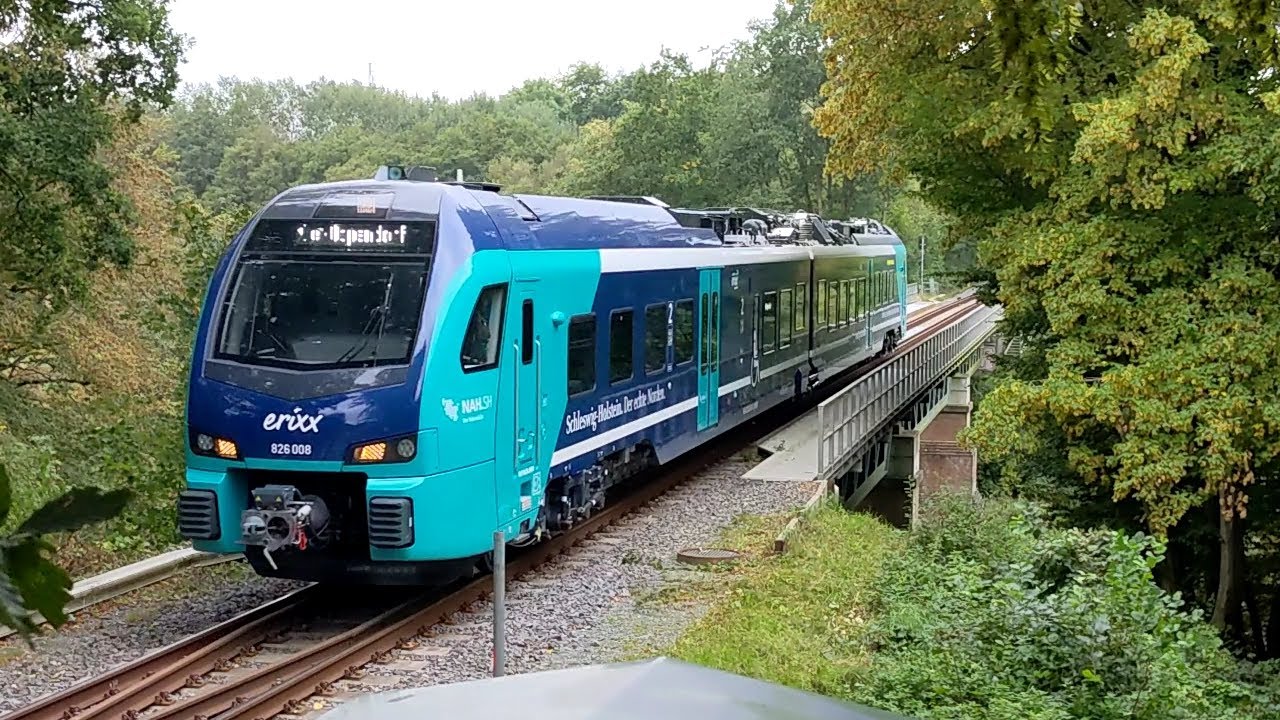 Neu in Schleswig-Holstein: Stadler FLIRT Akku Triebwagen zwischen Kiel Hbf und Kiel-Oppendorf