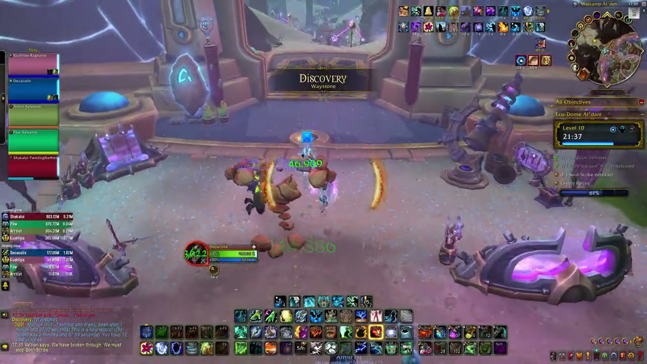WoW | Eco-Dome Al'dani +10 &ndash; Restoration Shaman POV