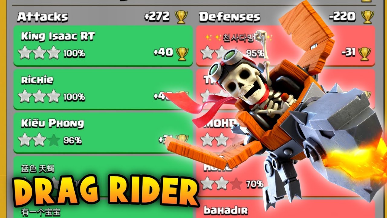Legend League Attacks | QC Dragon Riders