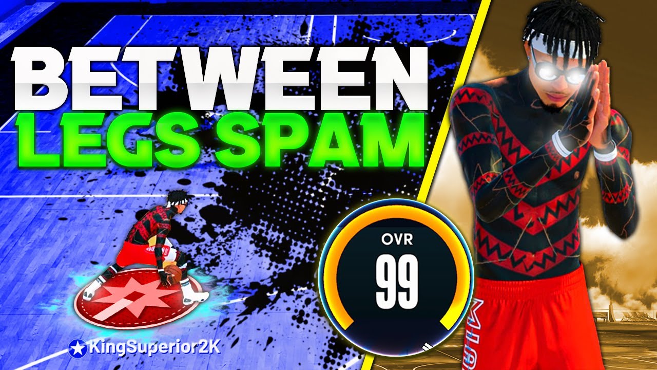 NBA 2K22 GLITCHY BETWEEN THE LEGS UPCOURT SPAM COMBO DRIBBLE TUTORIAL