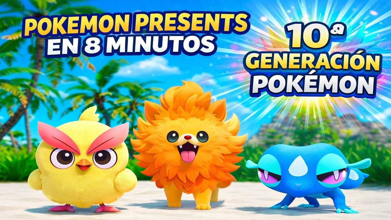 Resumen POKEMON PRESENTS en 8 MINUTOS