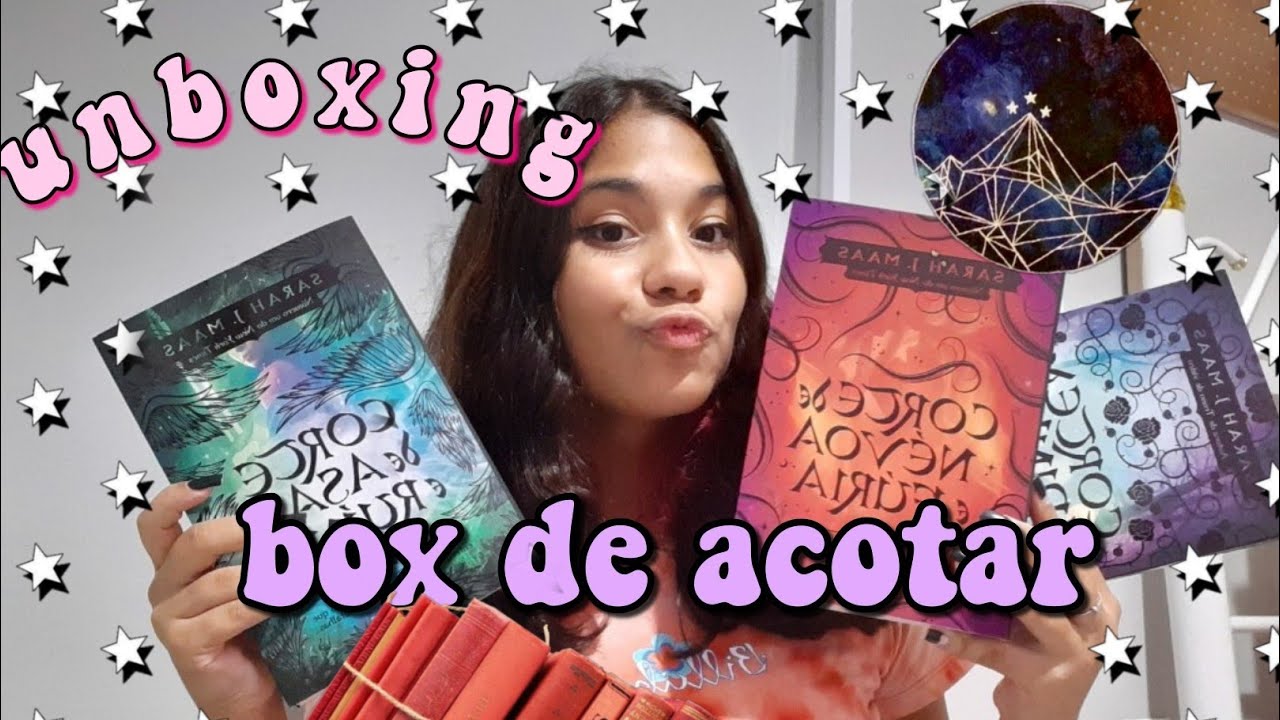 Unboxing ✨ comprei o box de acotar!