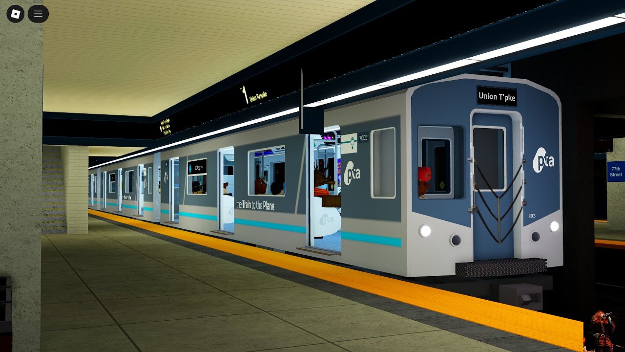 PTA Subway Fifth Avenue Lines : PST-7R train action