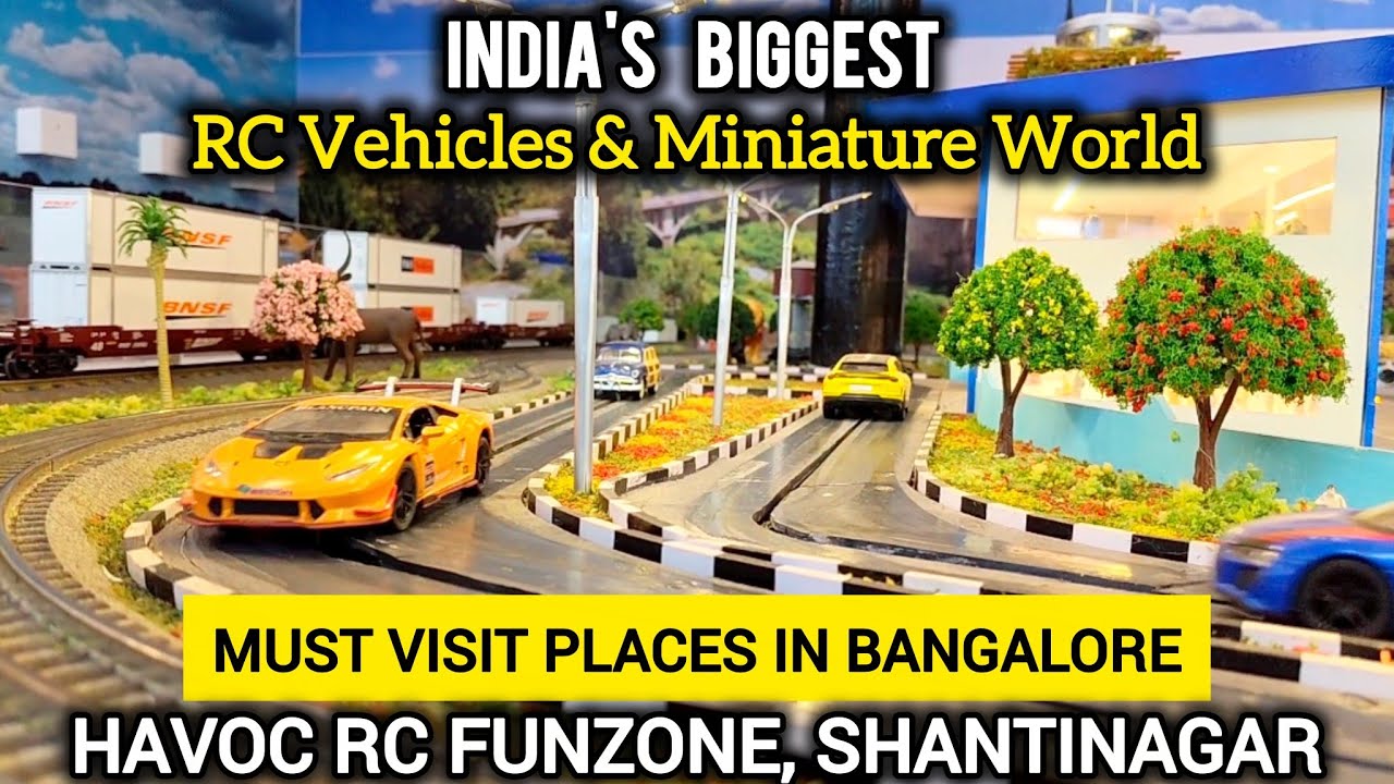 RC VEHICLES & MINIATURE WORLD 🚗 🚆| "India's Biggest" | FUNZONE+CAFE | Shantinagar | Bengaluru