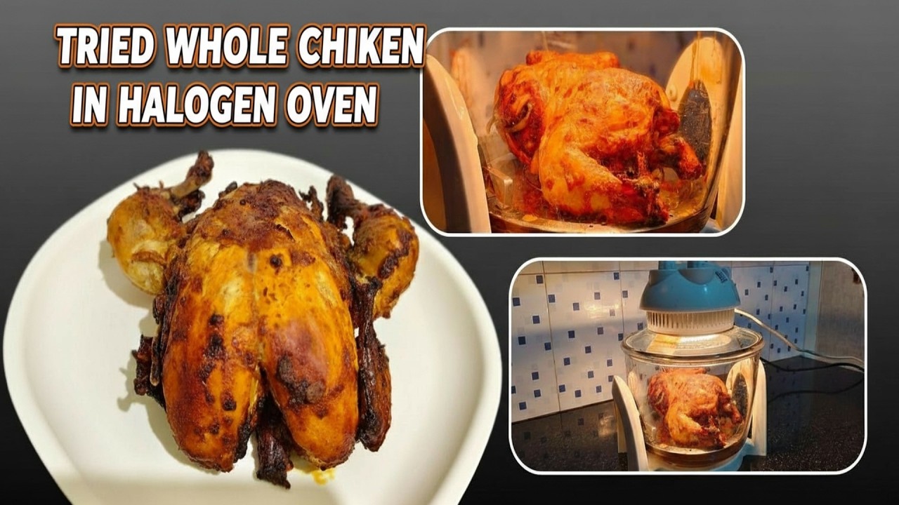 Halogen oven grill chicken — tasty & healthy!🍗🔥