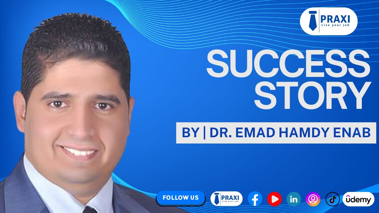قصة نجاح د. عماد عنب في مناقشة بحث ومشروع تخرج إعادة هيكلة قسم شئون العاملين | خريجين دفعة 17