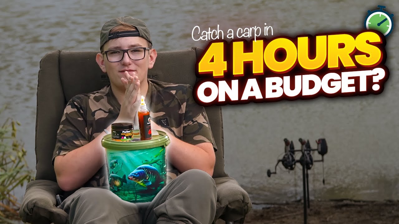 BUDGET Carp Fishing CHALLENGE – Can I Catch in 4 Hours?