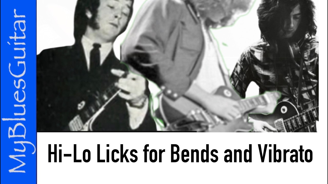 Low and High Blues-Rock Licks for Bends and Vibrato