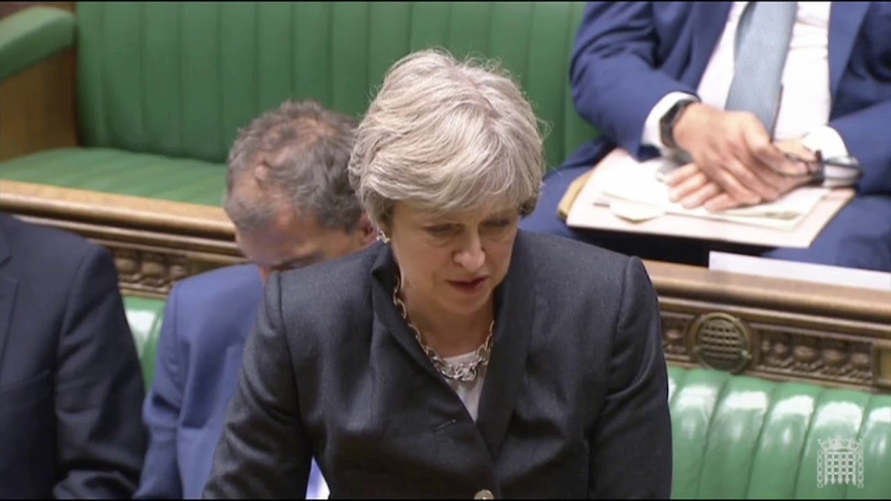 May says British Government's position on Gibraltar is 'very clear'