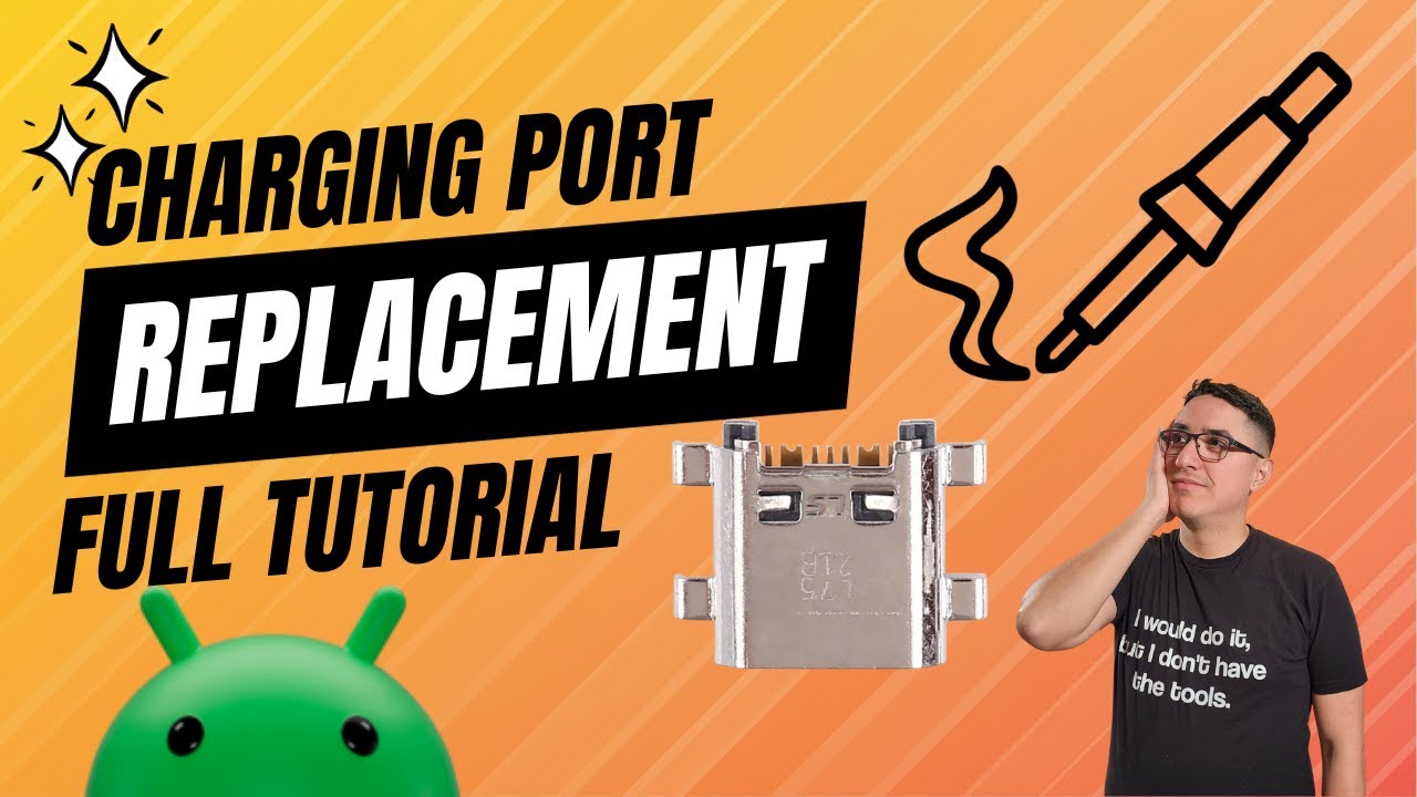 How To Repair a Broken Samsung J3 Emerge Android Charging Port. Complete Soldering Tutorial.