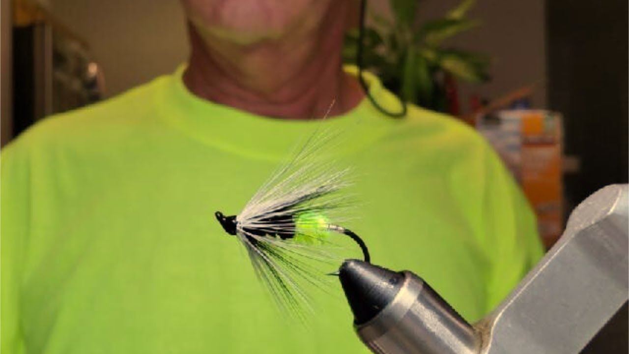 Fly Tying Soft Hackle Green Butt Salmon Fly