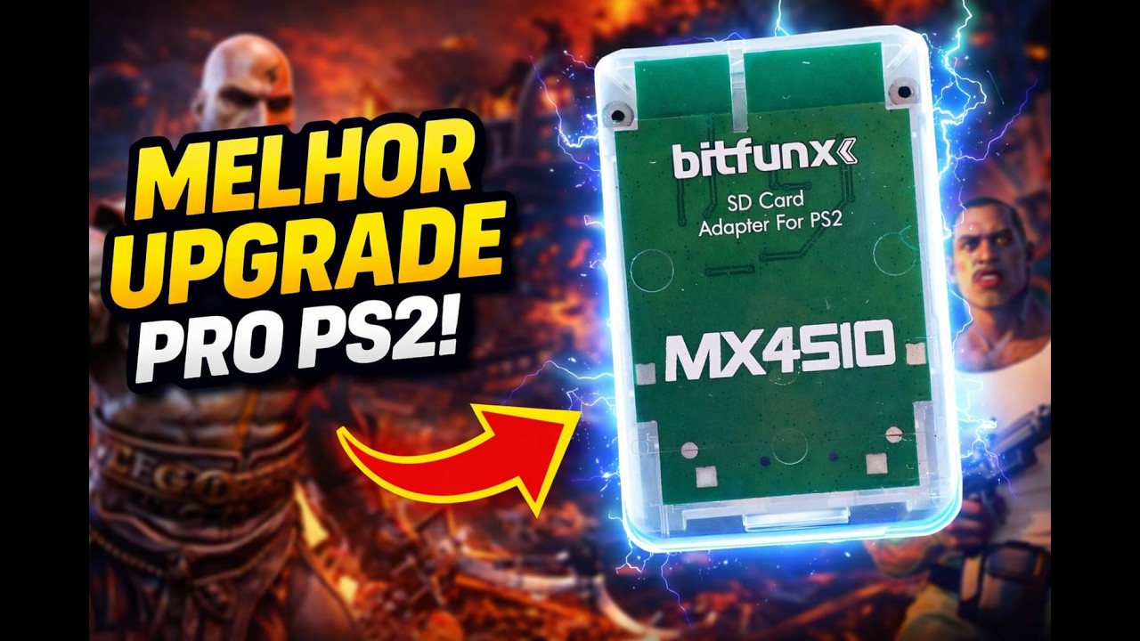 MELHOR UPGRADE PRO PS2! VOCÊ PRECISA DISSO! MX4SIO