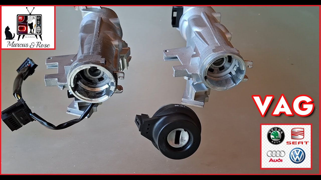 Como cambiar el bombín de arranque o clausor de tu vehículo Vag #audi #skoda #volkswagen #seat
