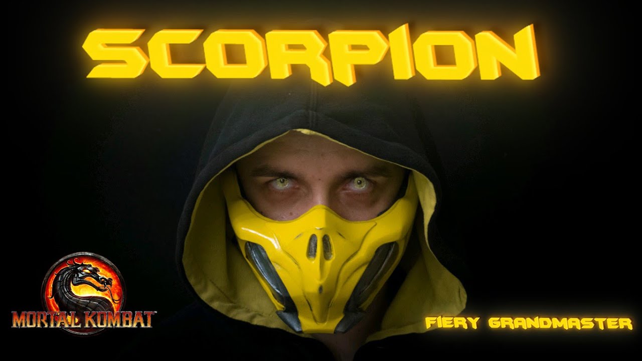 How to make Scorpion mask from Mortal Kombat 11 mask Fiery Grandmaster