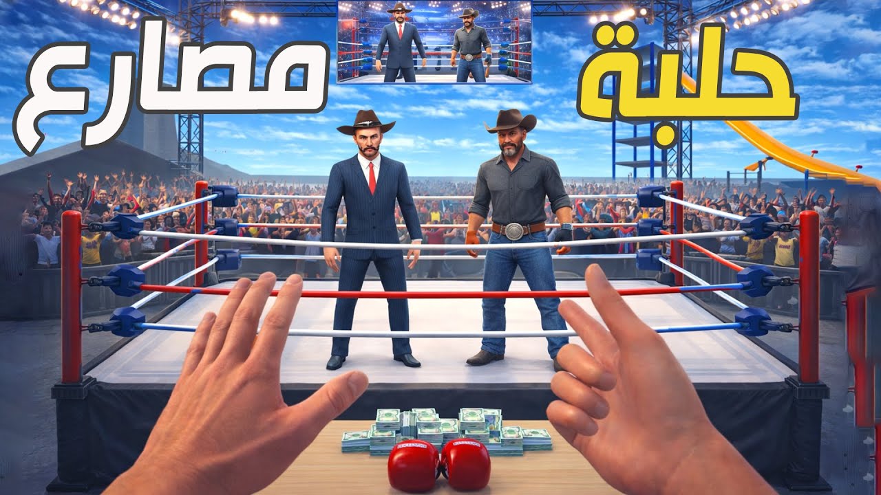 صنعت حلبة مصارعة  ملعب نيوتن! لعبة Newton's Playground
