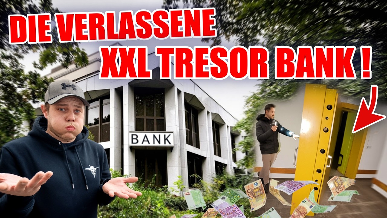LOSTPLACE : Diese BANK 🏦 hat einen GEHEIMEN 4 ETAGEN XXL TRESOR 😱 | ItsMarvin
