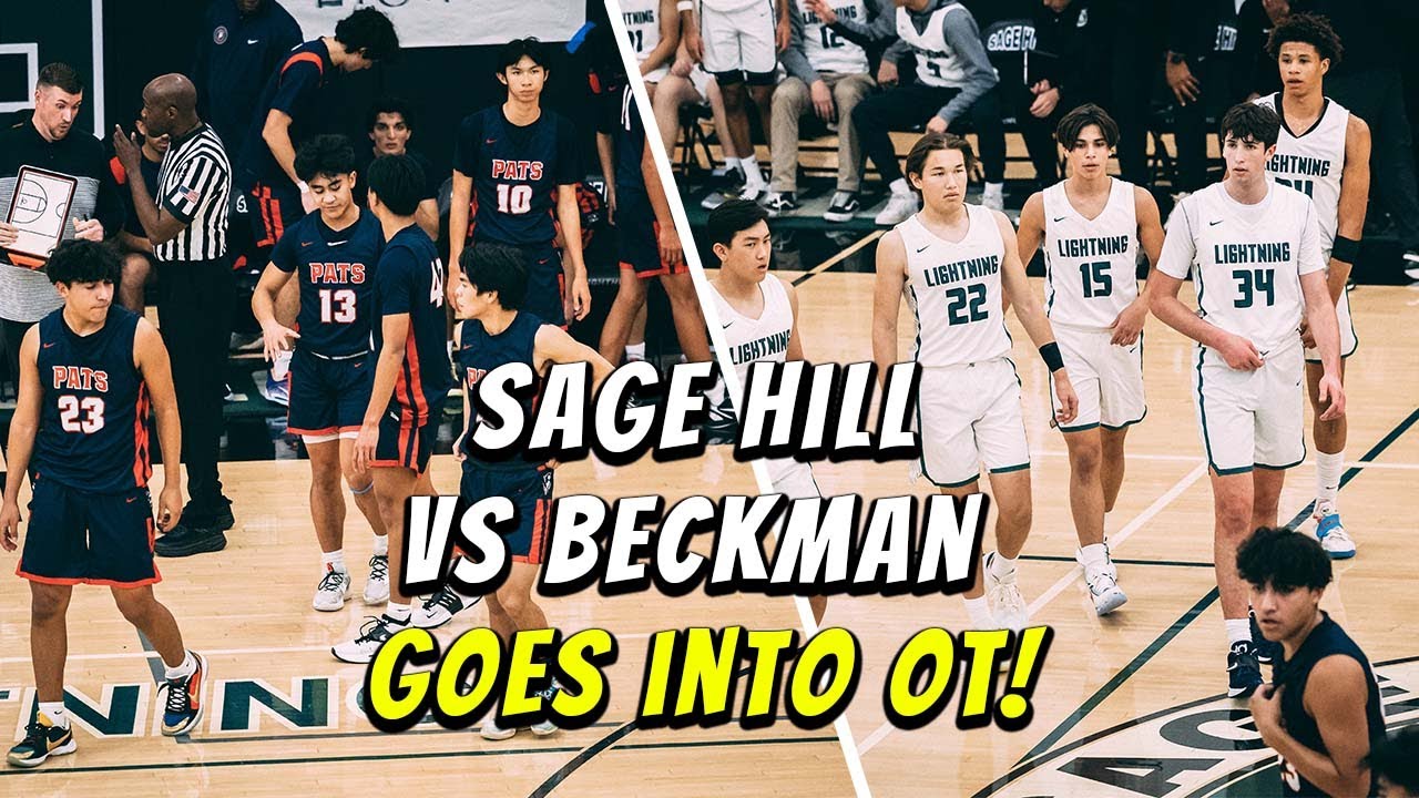 5 ⭐ Carter Bryant and Sage Hill Goes To OVERTIME vs Beckman!!