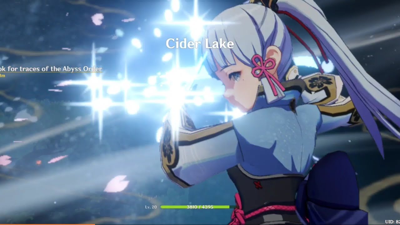How to infinitely walk on water with Ayaka's sprint | Genshin Impact