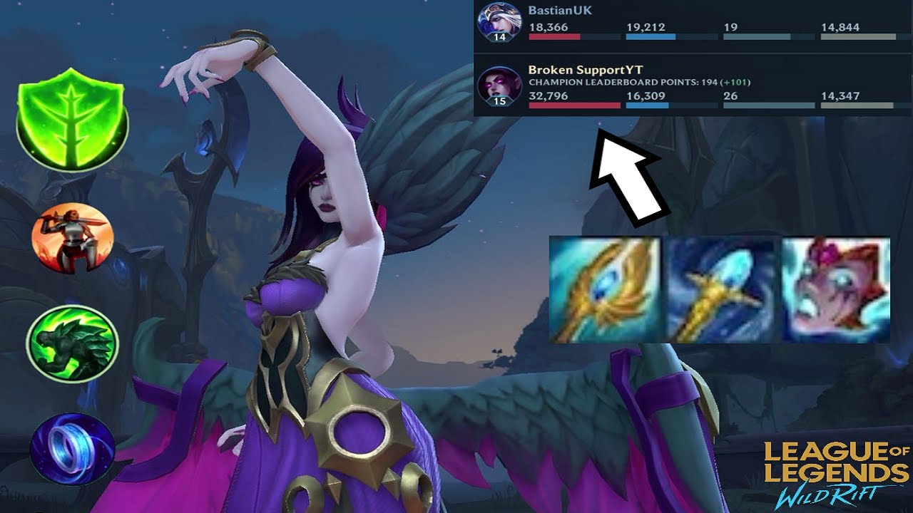 WILD RIFT - MORGANA SUPPORT FULL GAMEPLAY | THIS DMG IS BROKEN