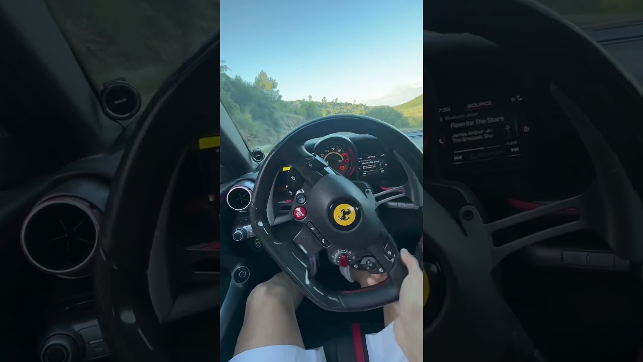 Ferrari 812 with full titanium exhaust system 