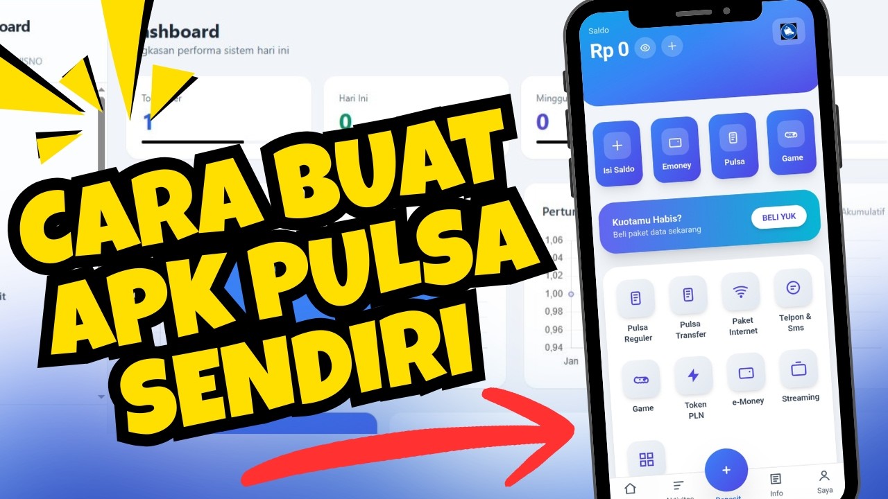 Cara Membuat Apk Pulsa Sendiri - Miliki Web Apk Pulsa Sendiri !!!