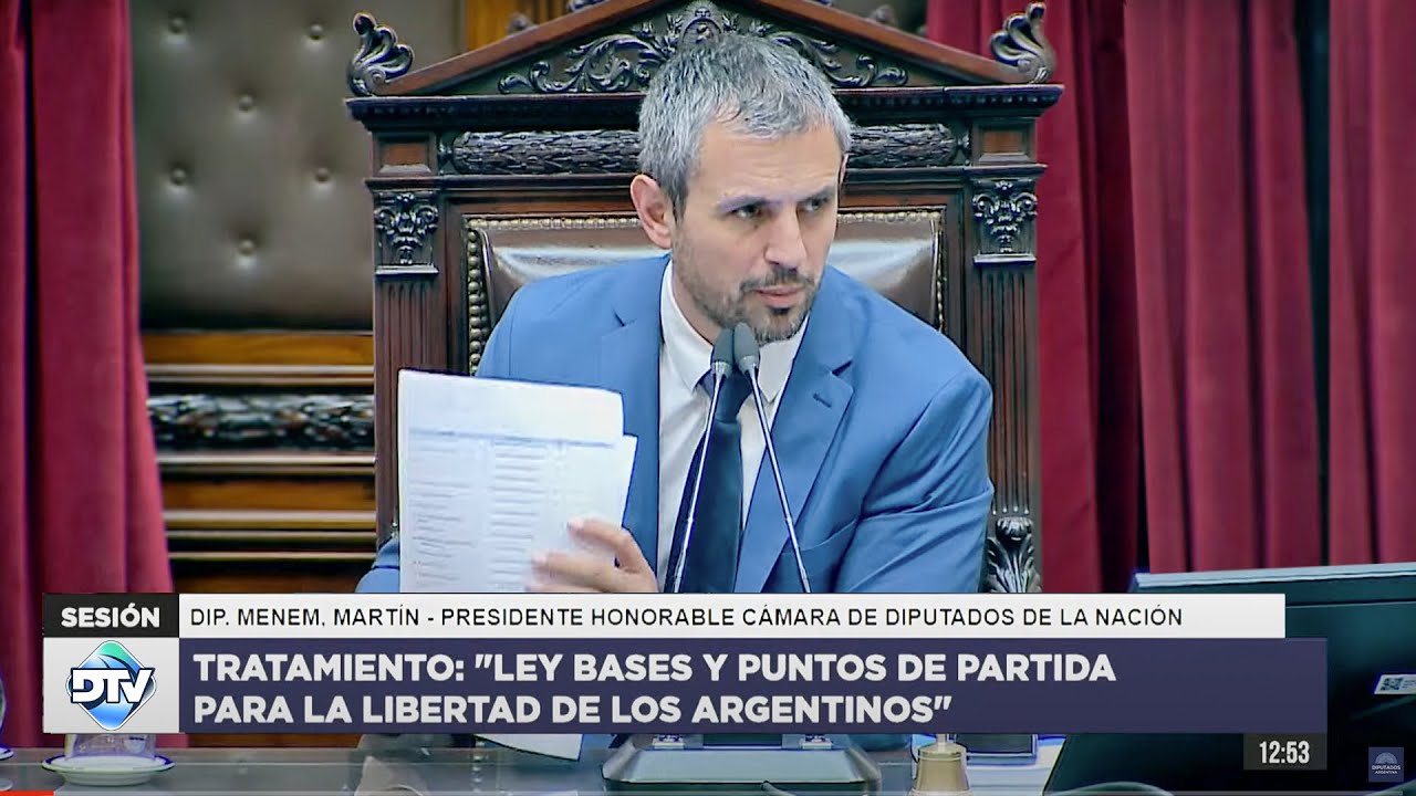▶ 2da. Parte 🇦🇷 SESIÓN ESPECIAL: 27 de junio 2024 - Ley Bases | Diputados Argentina