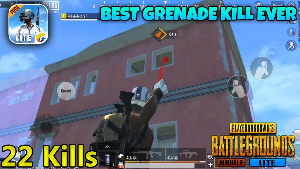 Best Grenade Kill Ever | PUBG Mobile Lite Solo Squad Gameplay