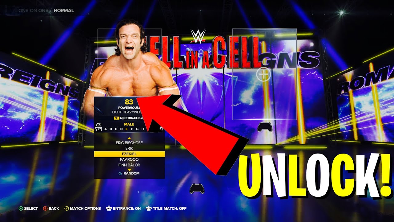 How To Unlock Ezekiel! WWE2K23￼