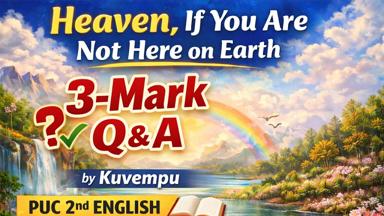 3-Mark Q & A. 
