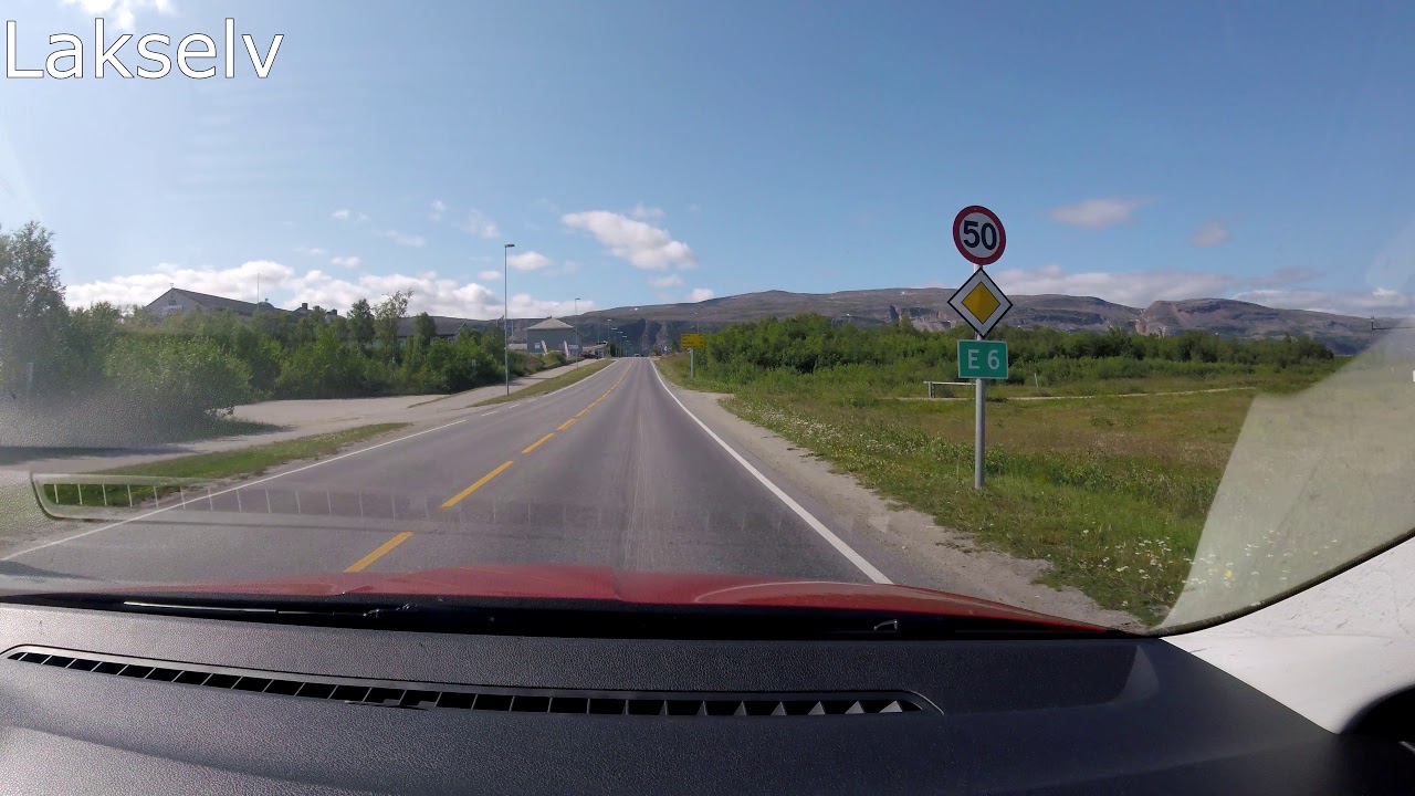 【4K】Helsinki To Nordkapp, Part 17, Porsangermoen to Olderfjord