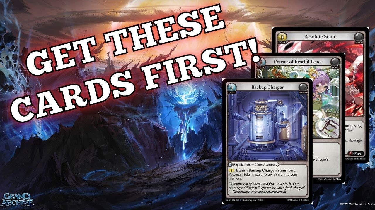 Какие товары купить в первую очередь в Grand Archive TCG