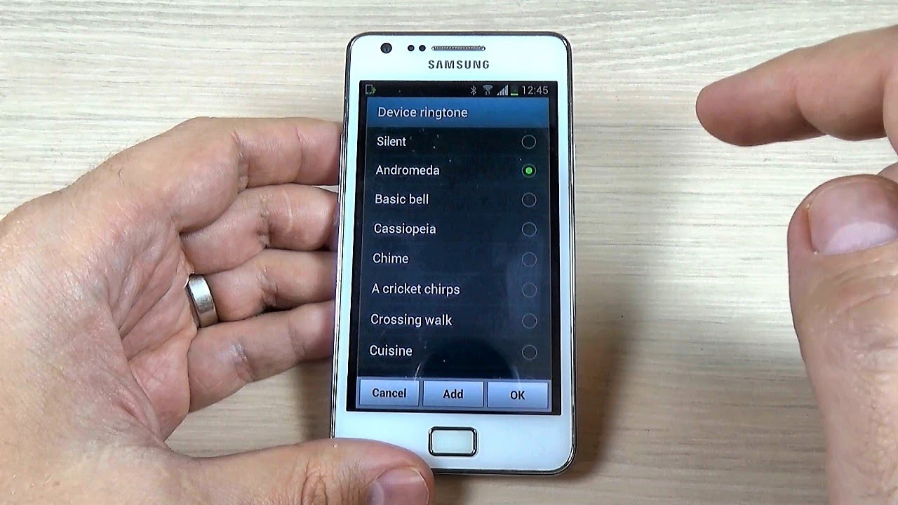 Samsung Galaxy S2 (2011) RINGTONES