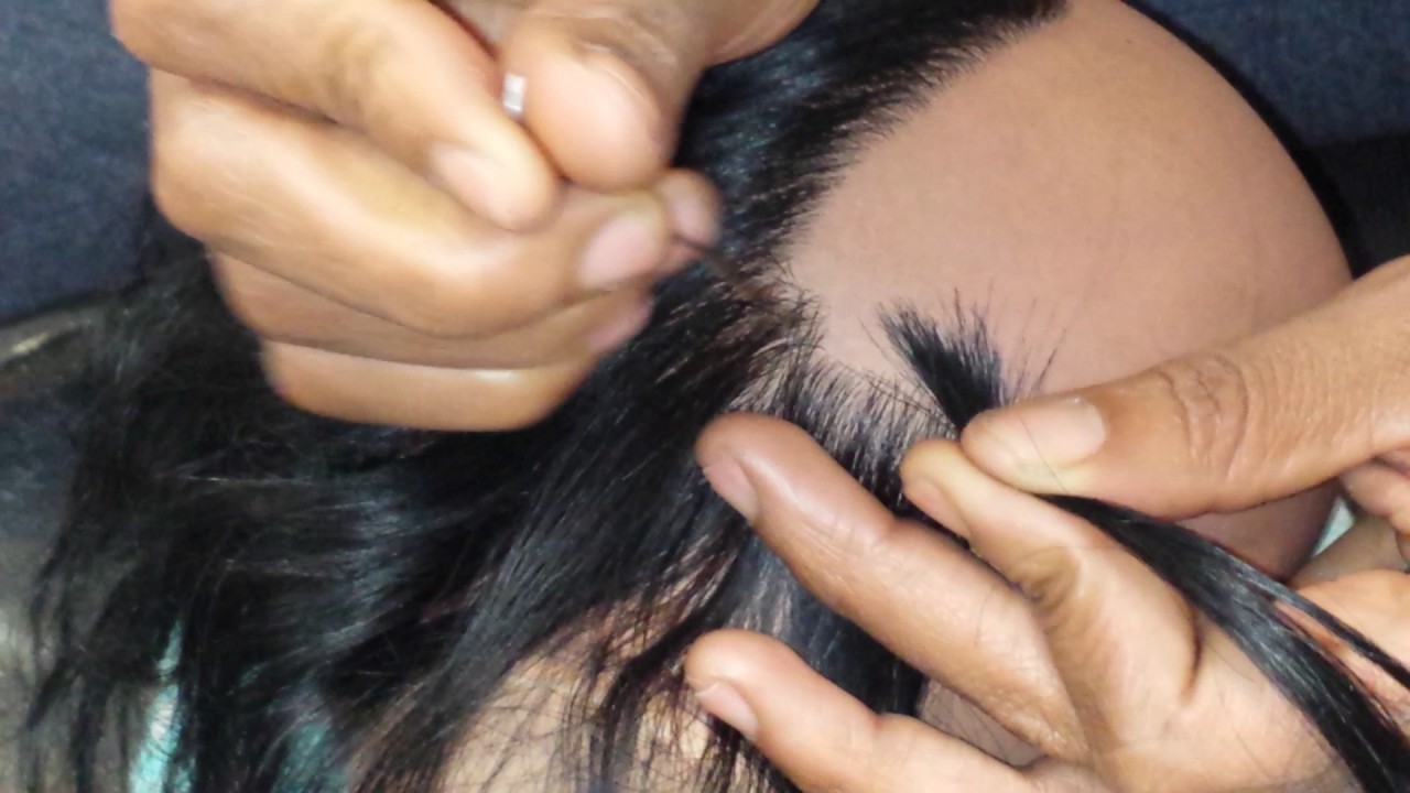 Quick rooting video using human hair!