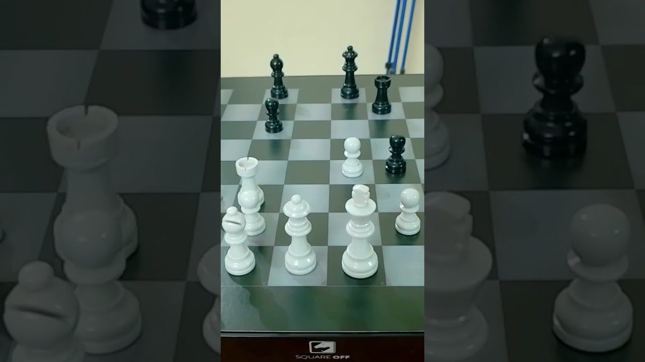 Self moving chess board Square off swap