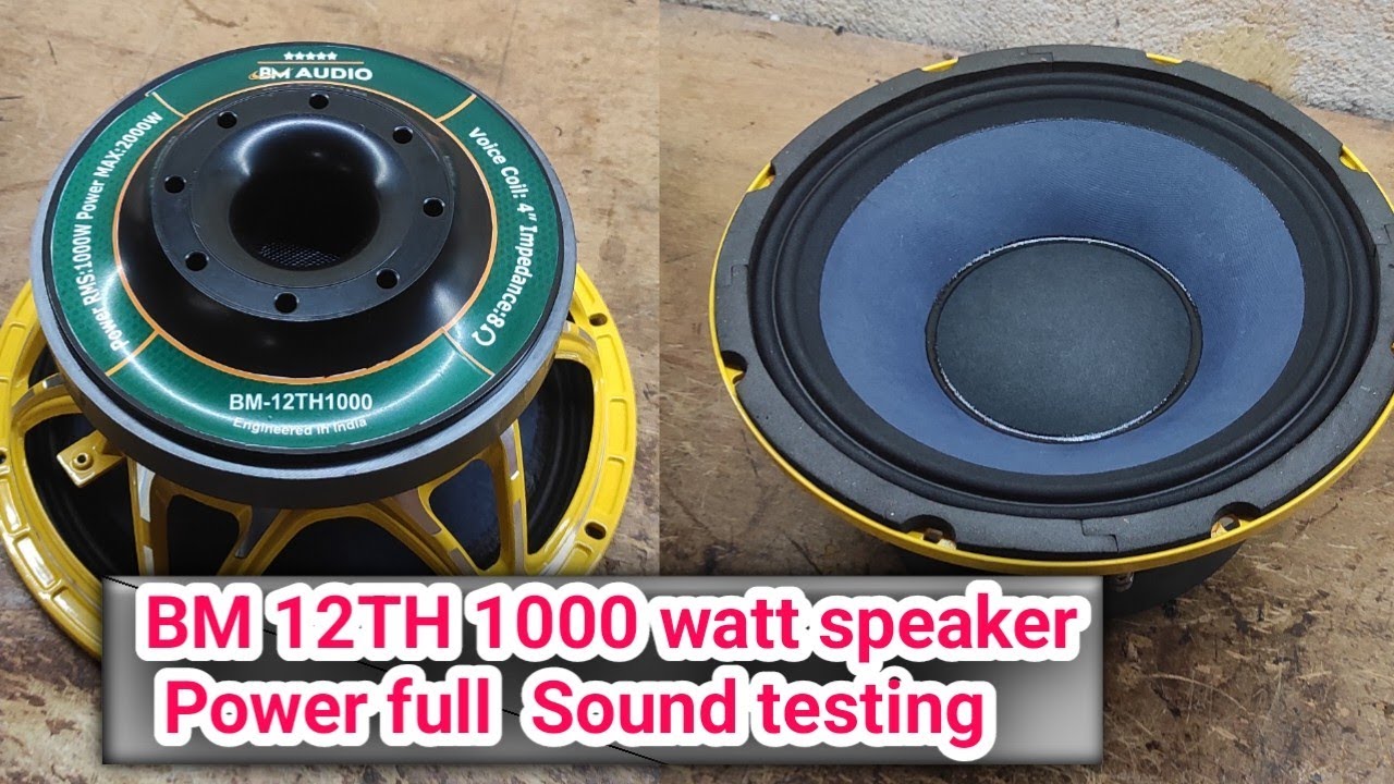 BM audio 12 inche 1000 watt TH model speaker sound testing call,9632852973 