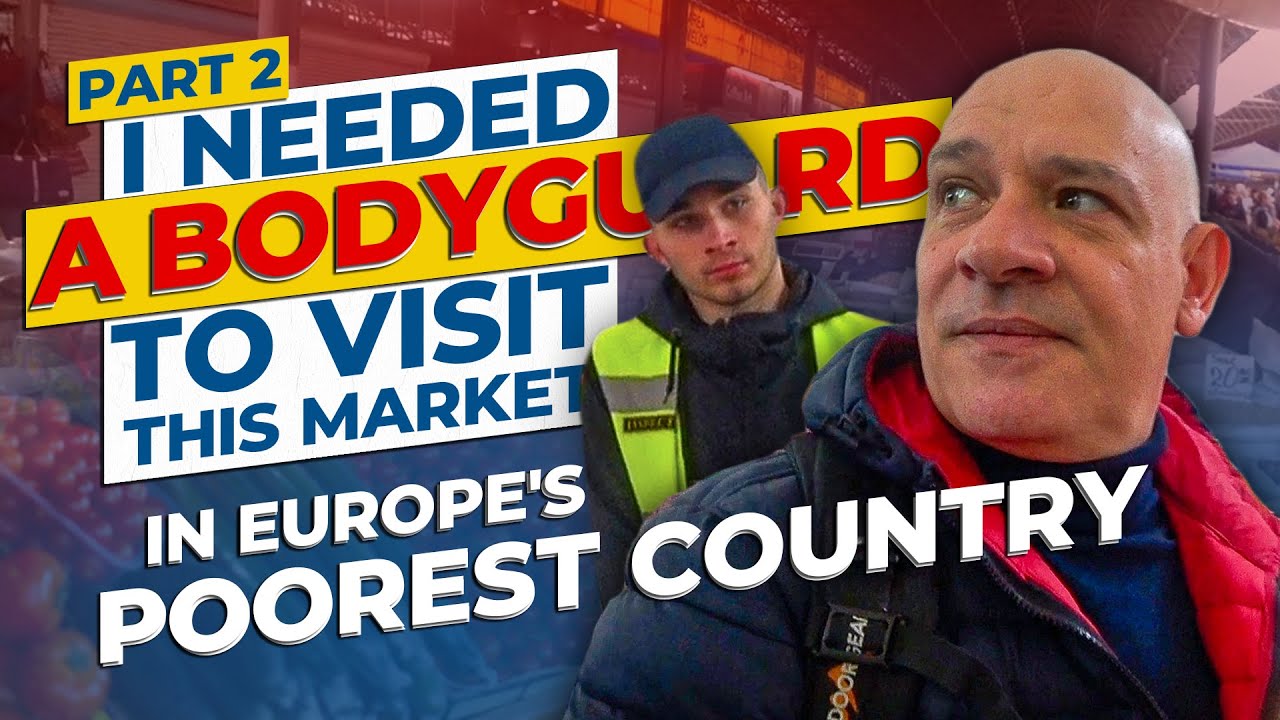 A Tour of Moldova's Dangerous Market in Chisinau 🇲🇩