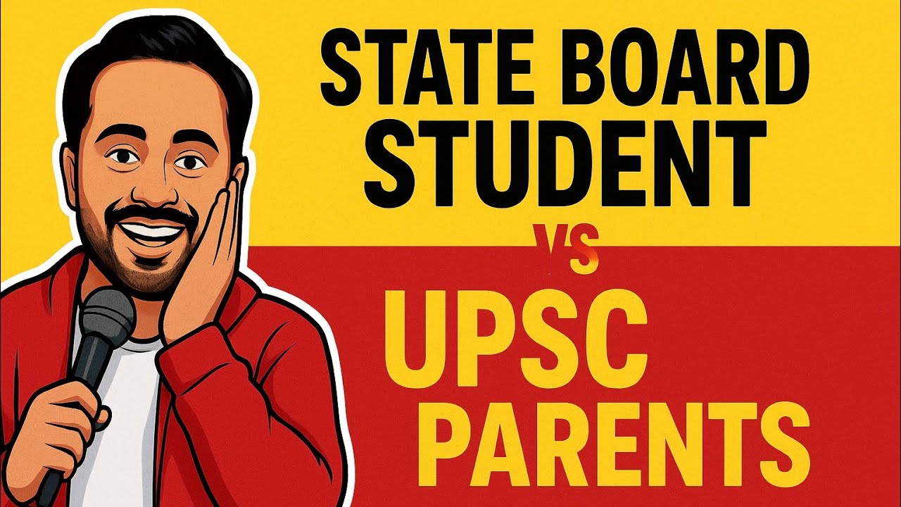 State Board Student vs UPSC Parents | Every Indian Kid’s Story | Stand up Comedy | Sunny V Sharma