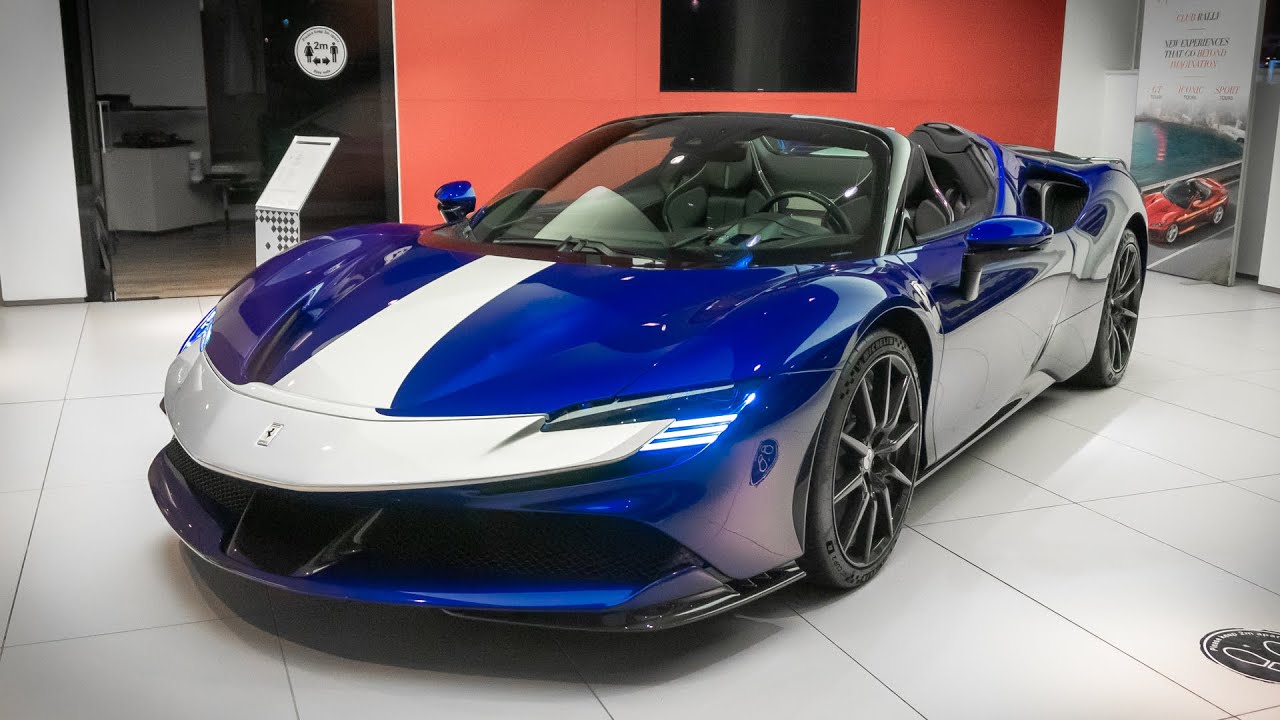 The first Ferrari SF90 Spider arrived in London!!!