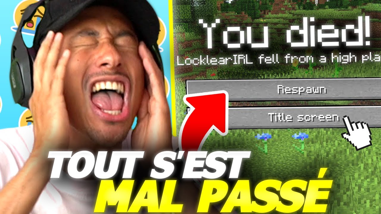 MA PREMIERE FOIS SUR MINECRAFT (J'AI TRANSPIRÉ)