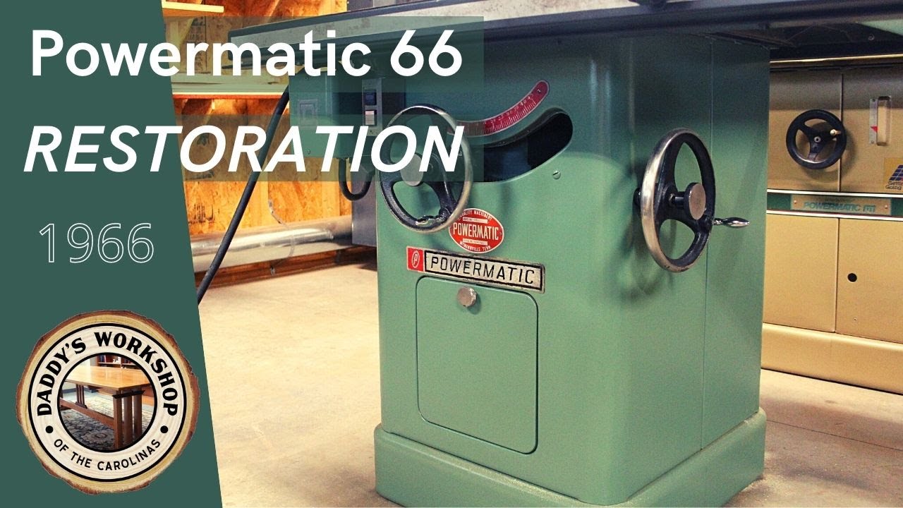 1966 Powermatic 66 Table Saw Restoration