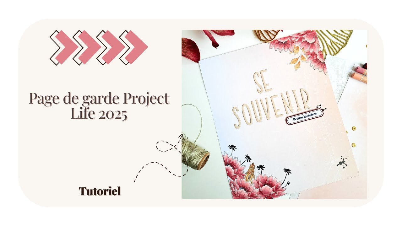 [Tuto] Pas à pas page de garde avec la collection So'vintage de Sokaï